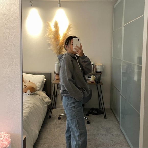 Target Grey Zip Up Hoodie - Picture 5 of 7